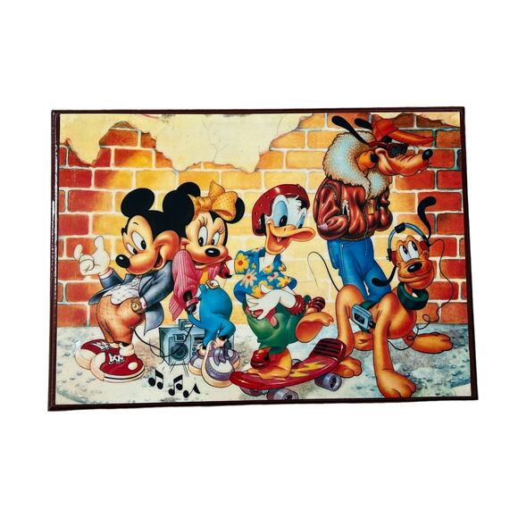 Disney Fab Five Streetwear Fashion Wall Hanging Art - Picture 2 of 5